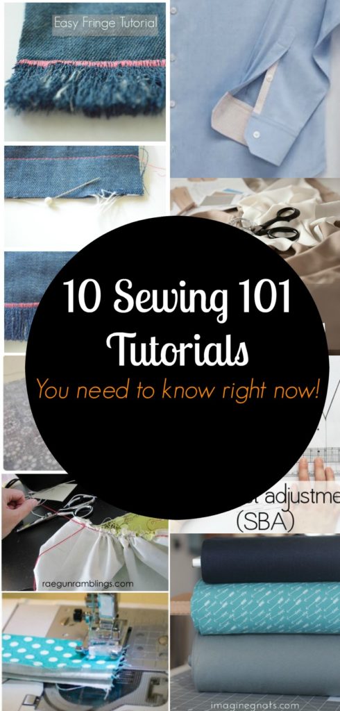Useful sewing tutorials (you did not know exist)