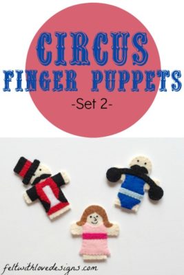 Circus Finger Puppets - Set 2