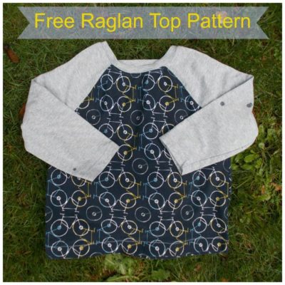 FREE SEWING PATTERN FOR KIDS: THE RAGLAN TOP