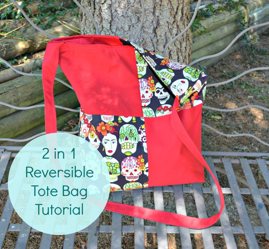 Reversible Tote Bag Tutorial | On the Cutting Floor: Printable pdf ...