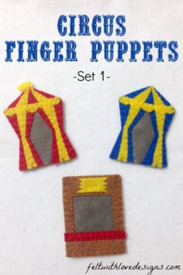 Circus Finger Puppets Set 1