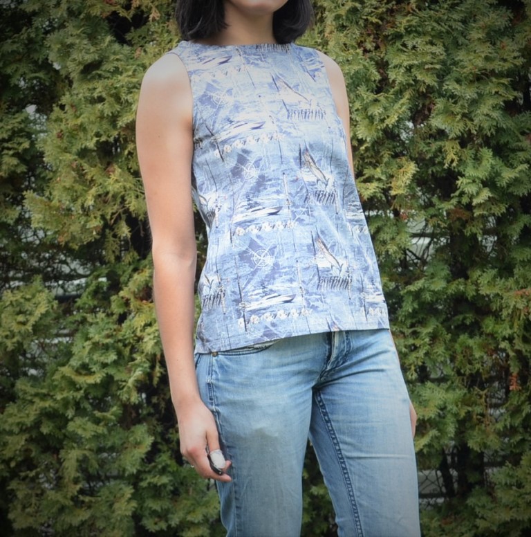 Free Sewing Pattern: A-line top