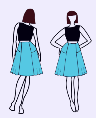 New Pattern for Sale: The Lorraine Skirt