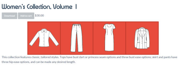 PatternMaker Tutorial:  How to use the women's collection
