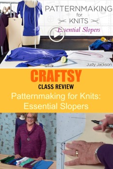 Craftsy Class Review: Patternmaking for Knits- Essential Slopers
