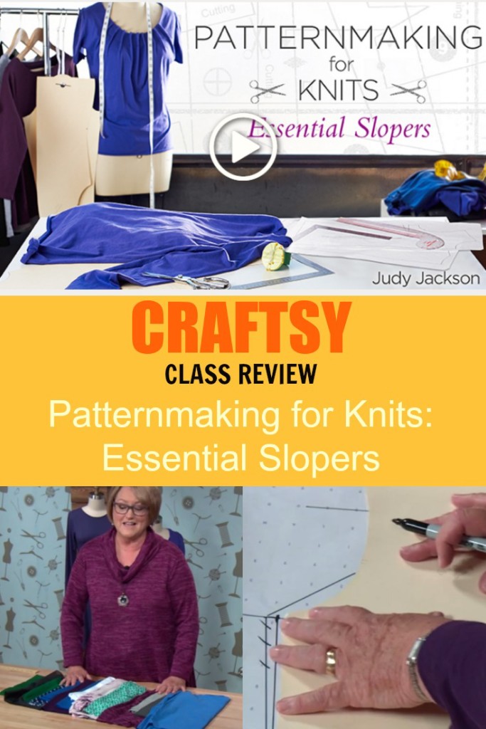 craftsy class review patternmaking for knits essential slopers