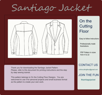 New Pattern for Sale: Santiago Jacket