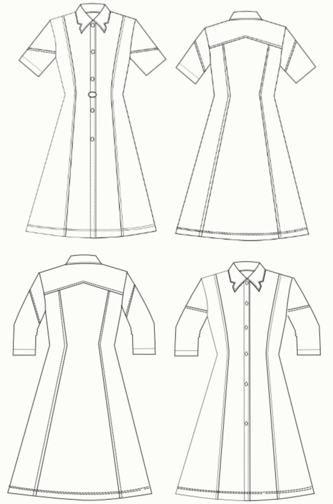 NEW PATTERN RELEASE: Adeline Dress shirt pattern