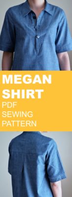 New Pattern for Sale: The Megan Shirt
