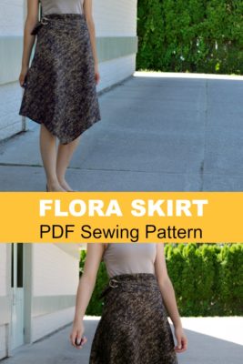 Flora skirt PDF sewing pattern