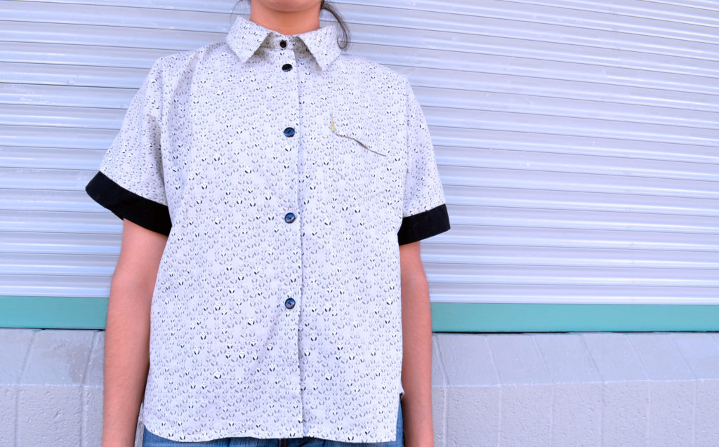 The Ashley Kimono Shirt and Dress PDF pattern