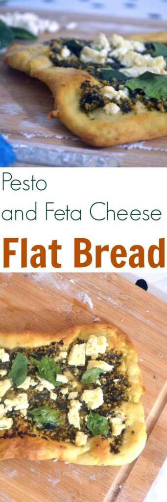pesto-and-feta-cheese-flat-bread