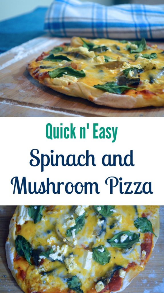 spinach-and-mushroom-pizza