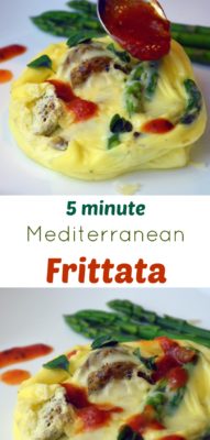 5 Minute Mediterranean Frittata