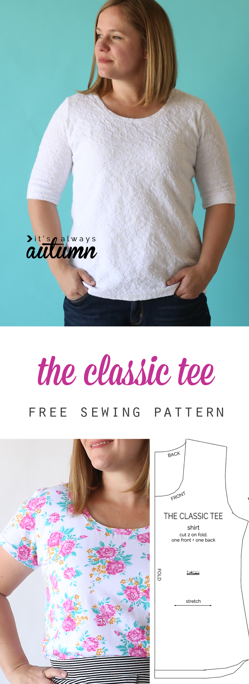 Free Sewing Patterns: 20 spring and summer tops and t-shirt tutorials ...