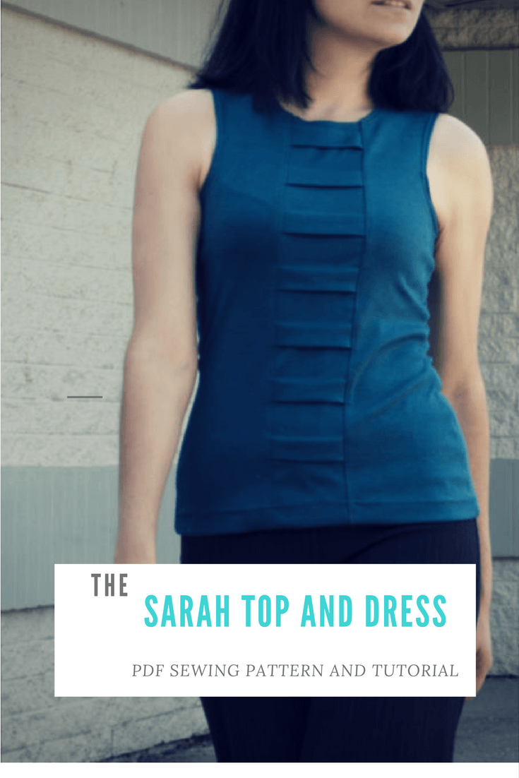 New Pattern Released: The Sarah Dress and Top | On the Cutting Floor ...