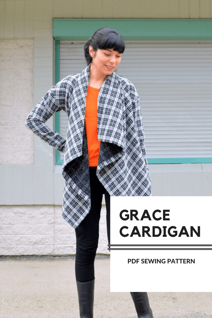 NEW PATTERN ALERT: Grace Cardigan PDF sewing pattern | On the Cutting ...