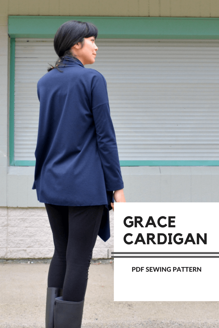 NEW PATTERN ALERT: Grace Cardigan PDF sewing pattern | On the Cutting ...