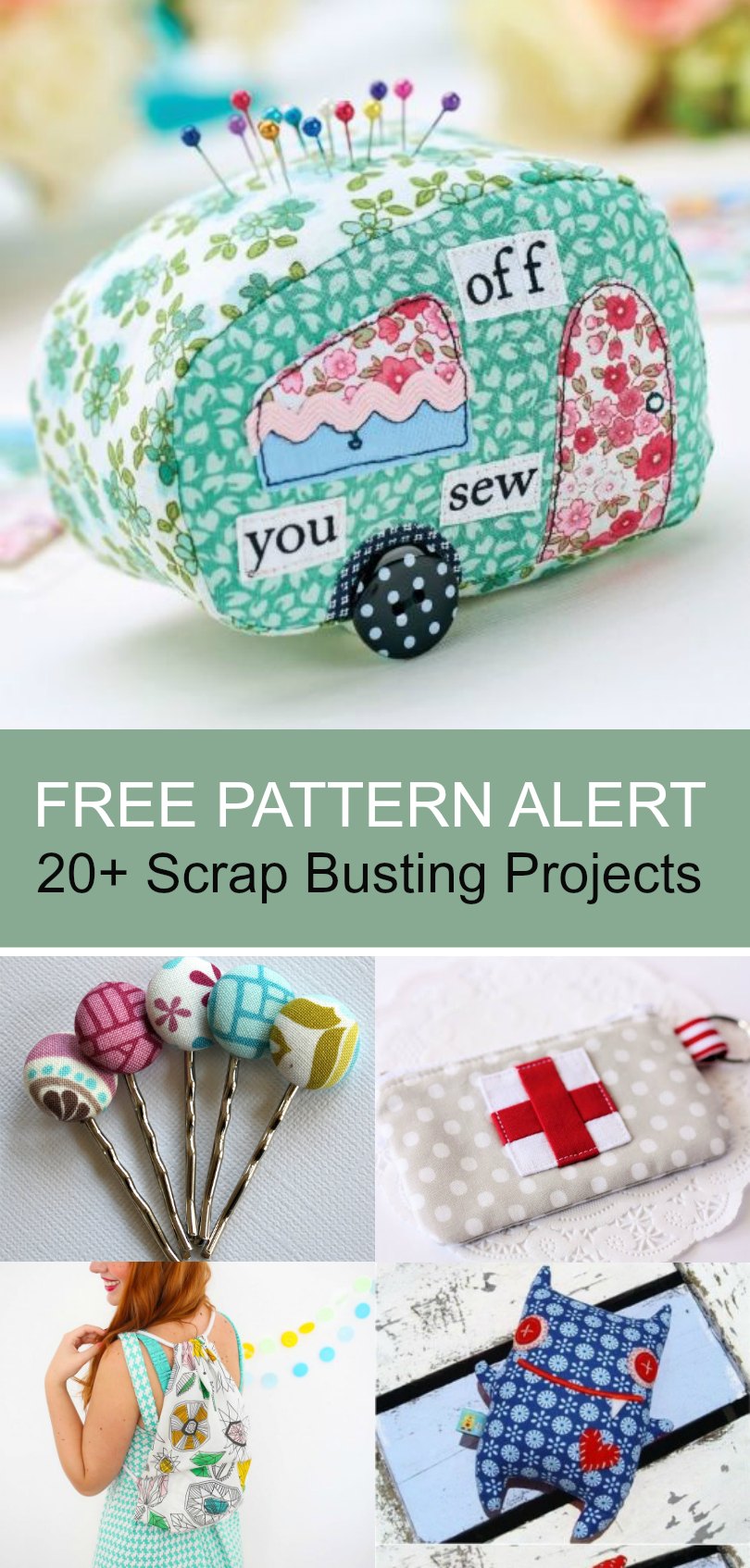Scrap Busters - Sewing projects of 1/2 yard or less - Life Sew Savory