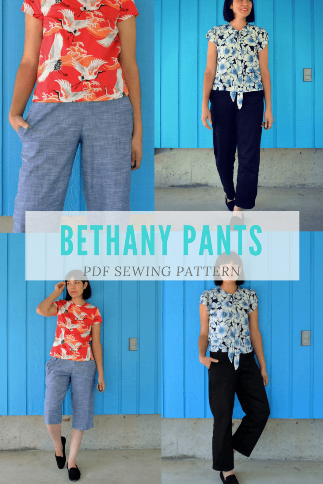 NEW PATTERN FOR SALE: The Bethany Pants PDF sewing pattern | On the ...