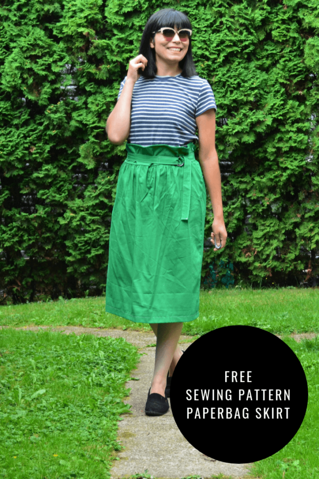 FREE PATTERN ALERT: The Paperbag Skirt | On the Cutting Floor ...