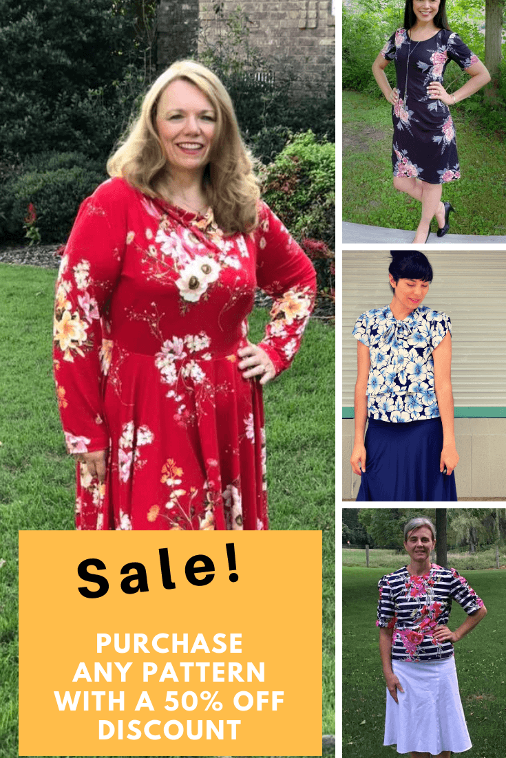 LAST DAY OF SALE: Purchase any PDF pattern AND fabric with up to 50% ...