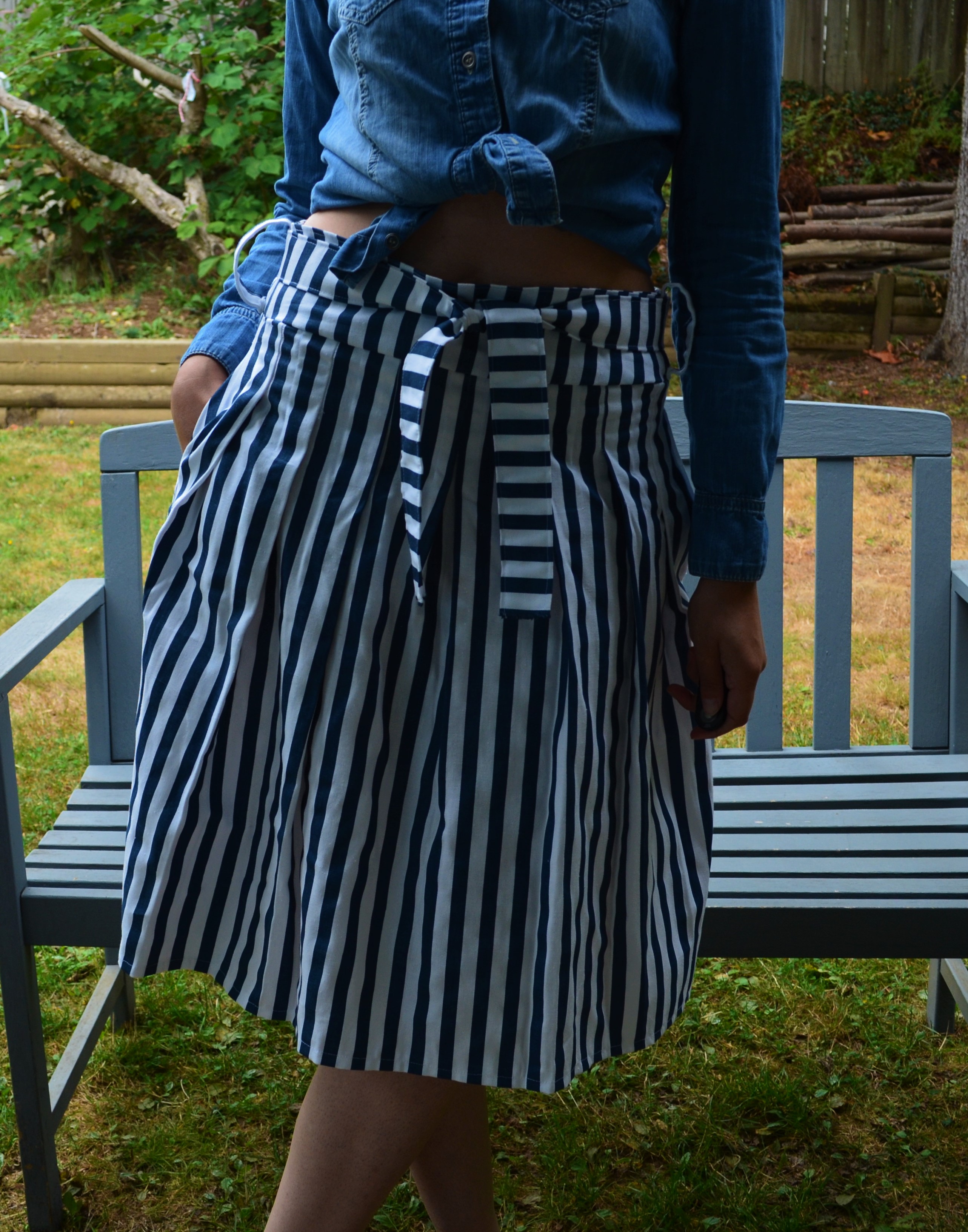 FREE SEWING PATTERN: The Pleated skirt pattern