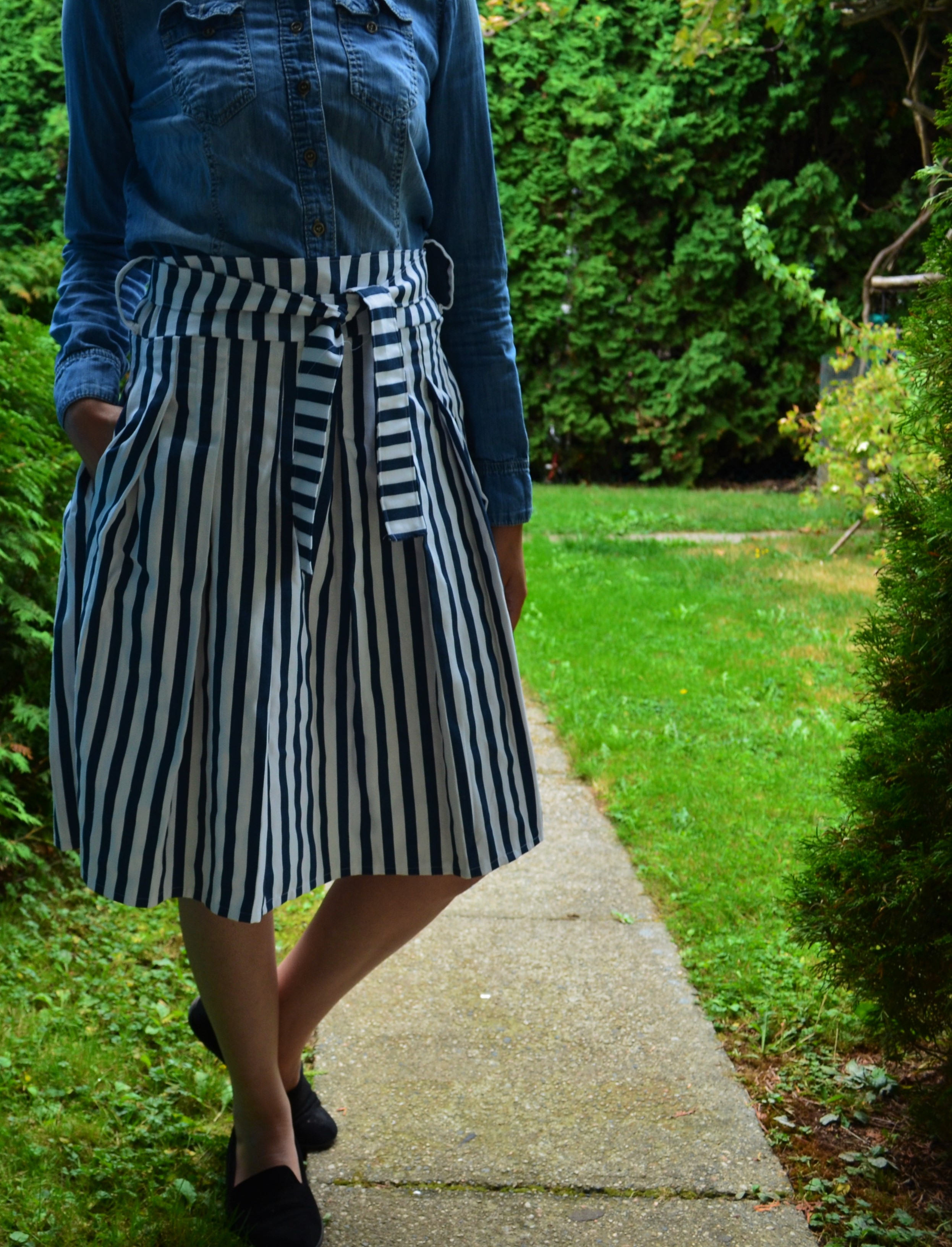 FREE SEWING PATTERN: The Pleated skirt pattern