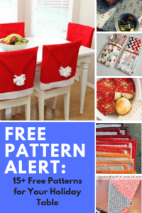 free sewing patterns for holiday christmas