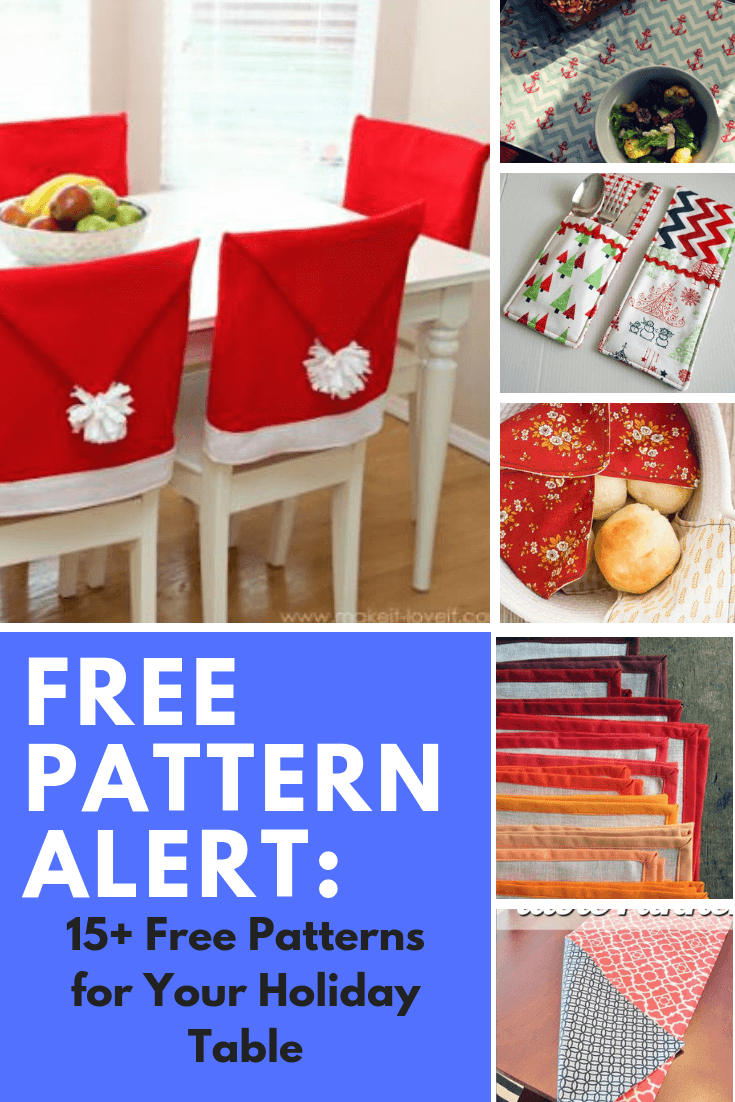FREE PATTERN ALERT: 15+ Free Patterns for Your Holiday Table