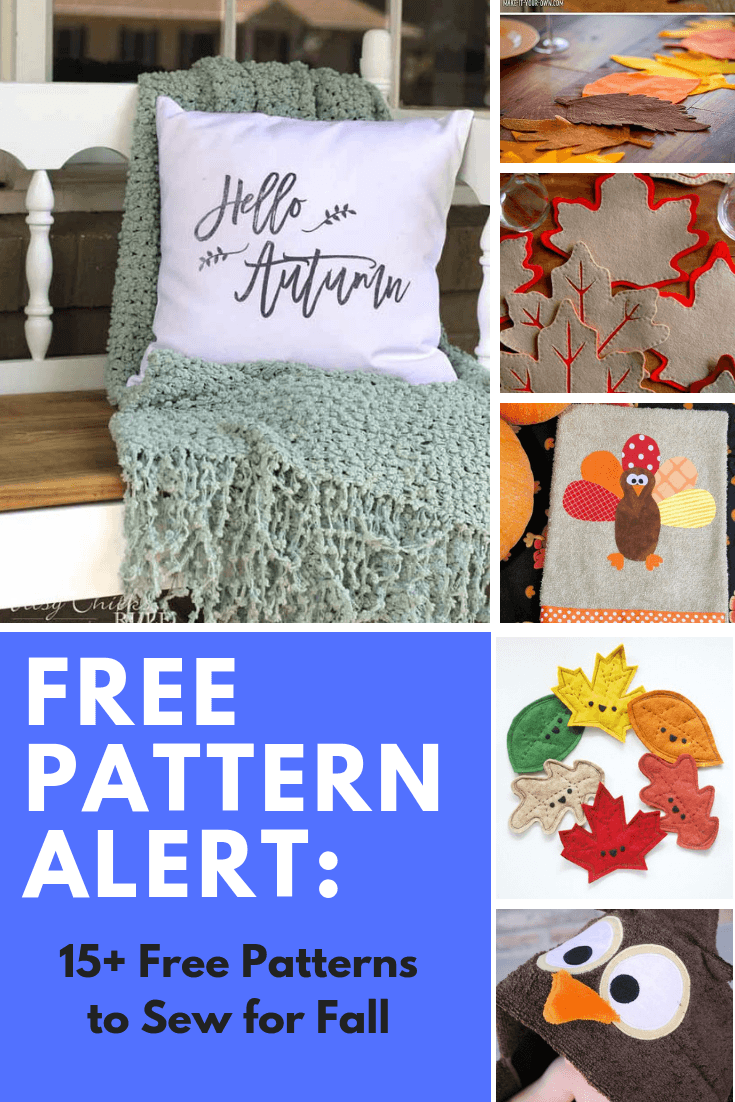 FREE PATTERN ALERT: 15+ Free Patterns to Sew for Fall