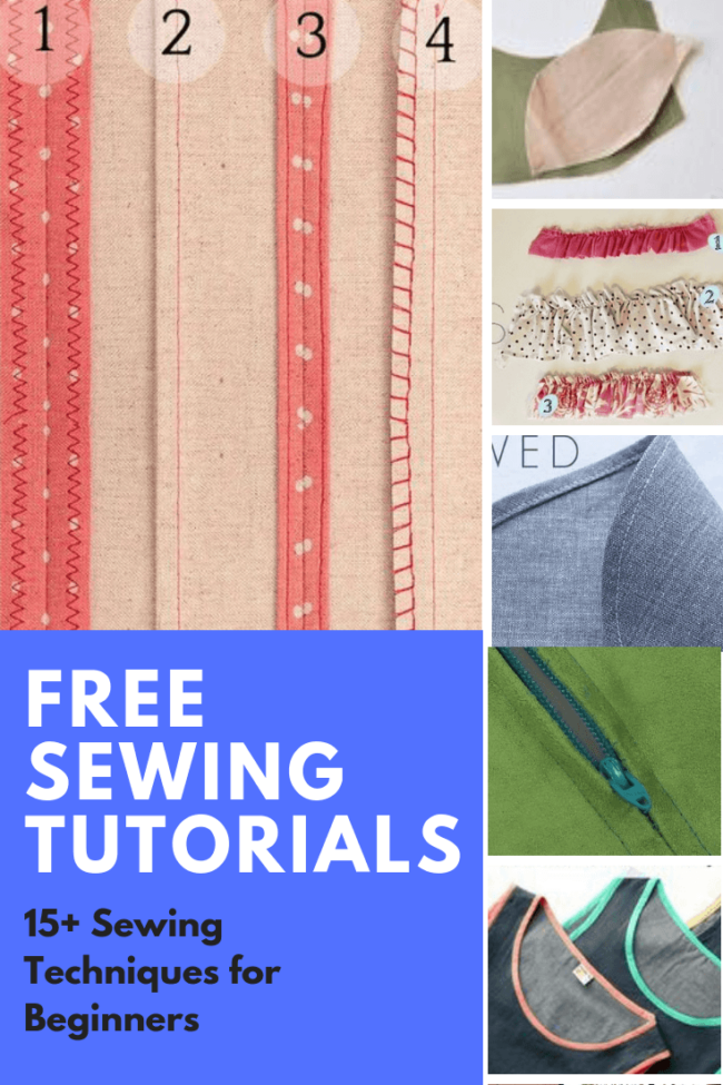 FREE PATTERN ALERT: 15+ Sewing Techniques for Beginners | On the ...