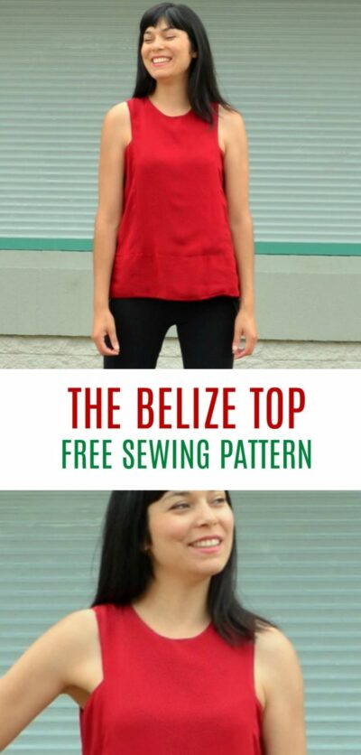 FREE SAMPLE: Belize Top pattern