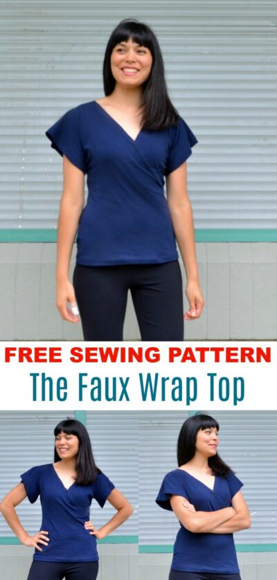 FREE SAMPLE: The Faux Wrap top