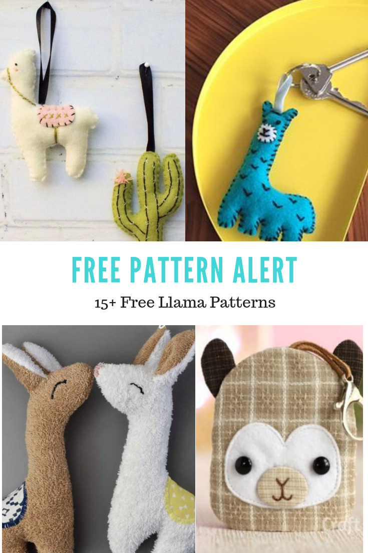 Free Pattern Alert 15 Free Llama Patterns On The Cutting Floor Printable Pdf Sewing Patterns And Tutorials For Women