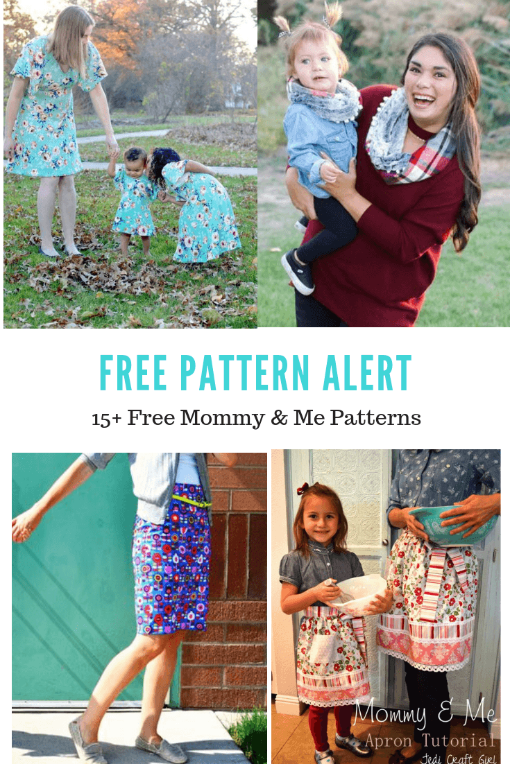 FREE PATTERN ALERT:15+ Free Mommy & Me Patterns