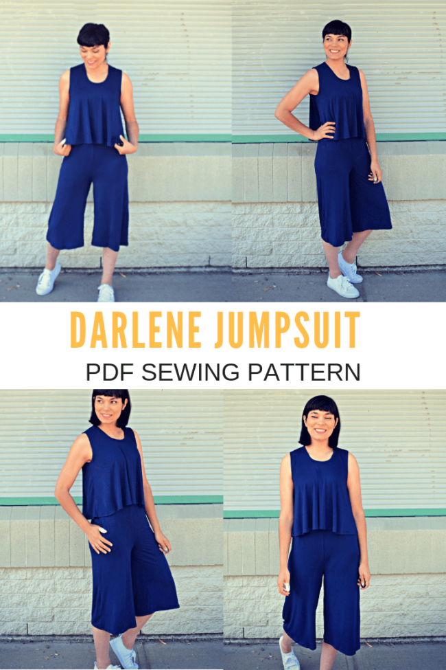 NEW PATTERN FOR SALE: The Darlene Jumpsuit | On the Cutting Floor ...