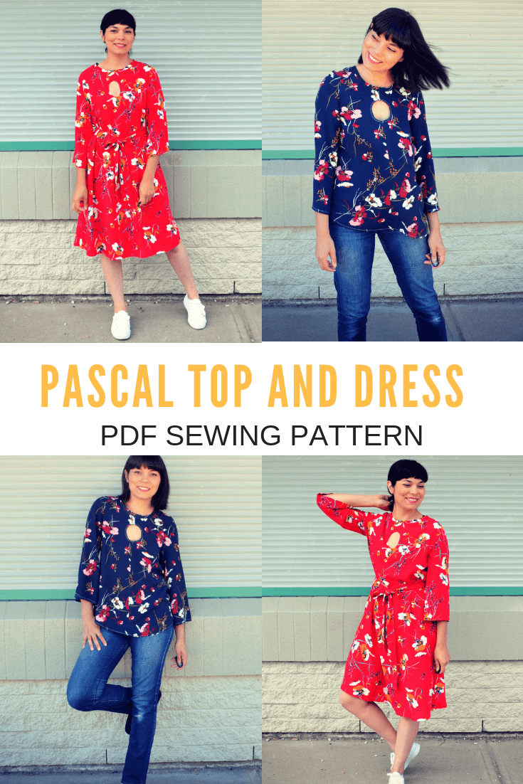 NEW PATTERN FOR SALE: The Pascal Top and Dress | On the Cutting Floor ...