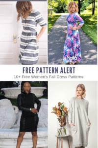 FREE PATTERN ALERT: 10+ Free Women's Fall Dress Patterns