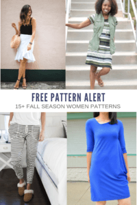 FREE PATTERN ALERT: 15+ Fall sewing patterns for women