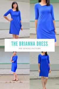 THE BRIANNA DRESS PDF SEWING PATTERN