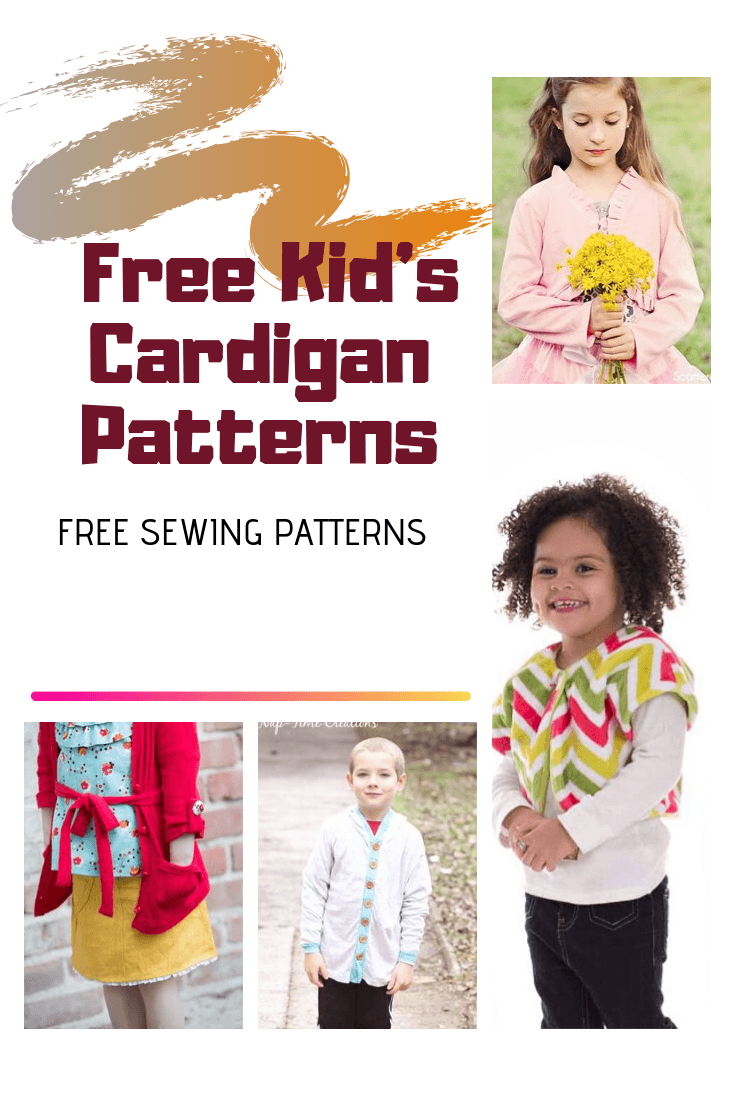 FREE PATTERN ALERT: 10 Free Kid's Cardigan Patterns
