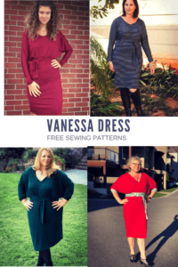 VANESSA SWEATER DRESS PDF SEWING PATTERN
