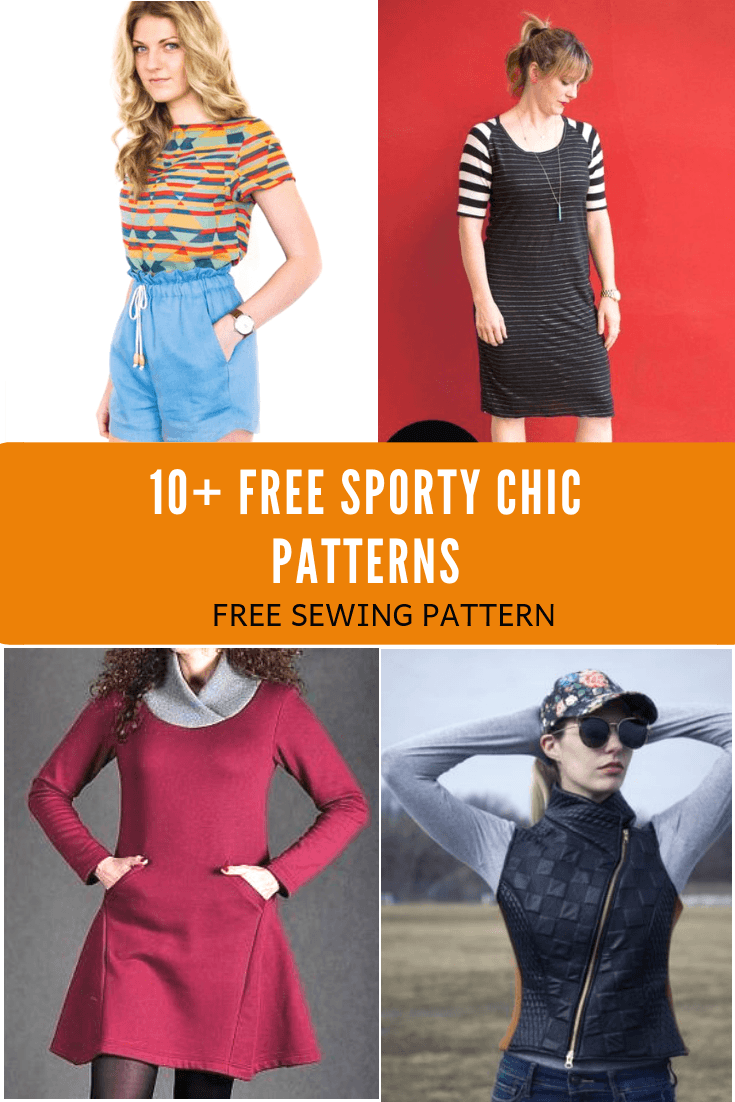 FREE PATTERN ALERT: 10+ Free Sporty Chic Patterns