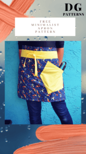 FREE SEWING PATTERN: The minimalist apron