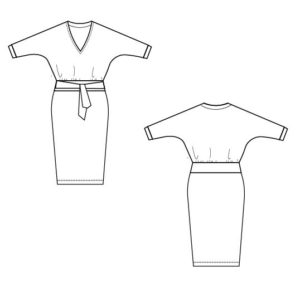 VANESSA SWEATER DRESS PDF SEWING PATTERN