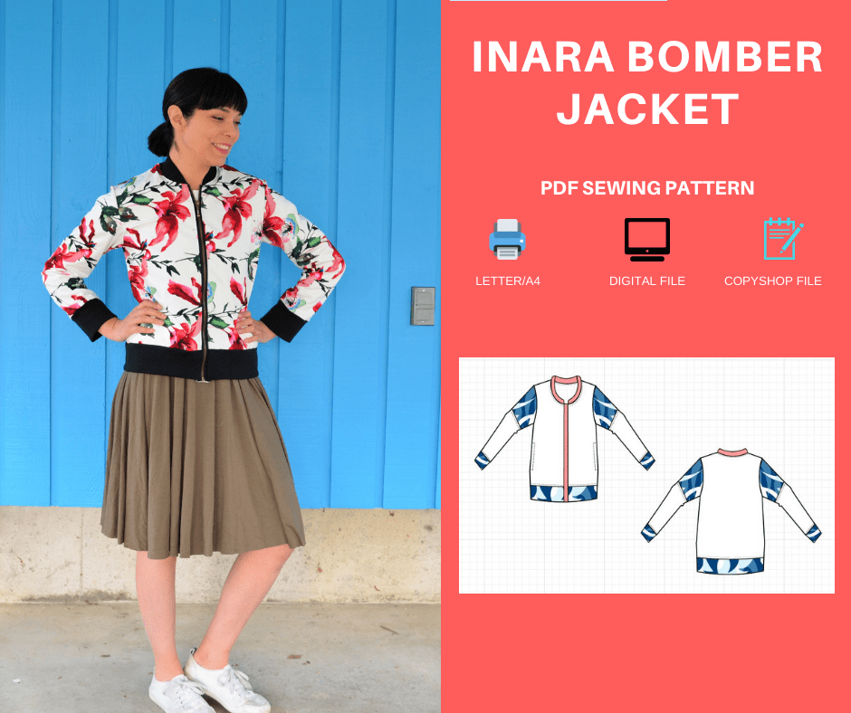 NEW PATTERN FOR SALE: The Inara Bomber Jacket 