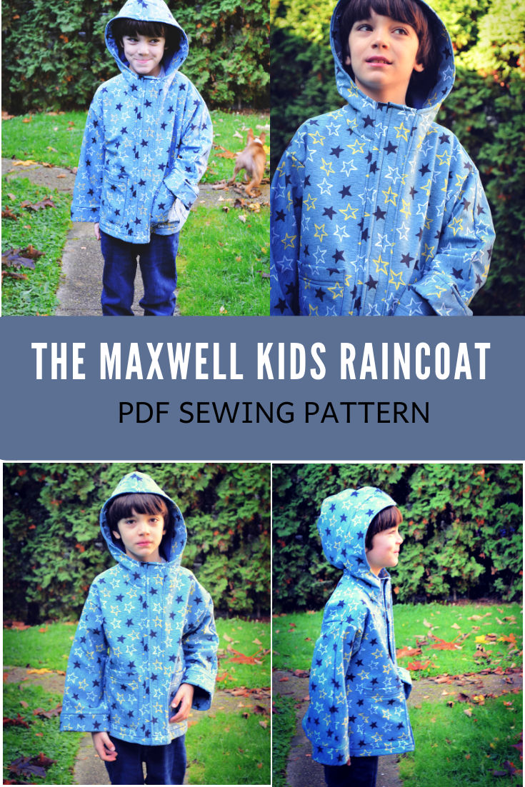 NEW PATTERN FOR SALE: The Maxwell Kids Raincoat