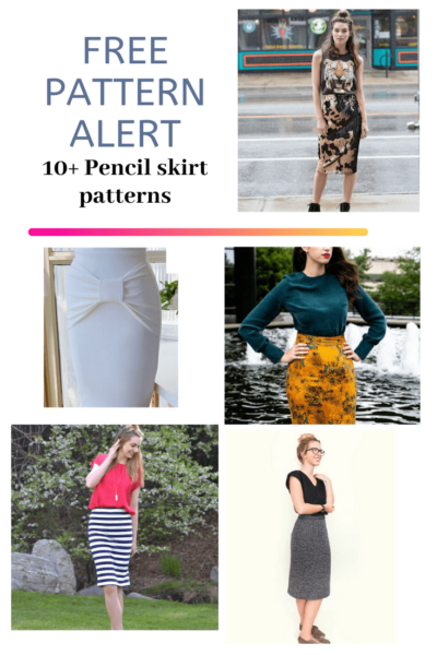 FREE PATTERN ALERT: 10+ Free Pencil Skirt Patterns | On the Cutting ...