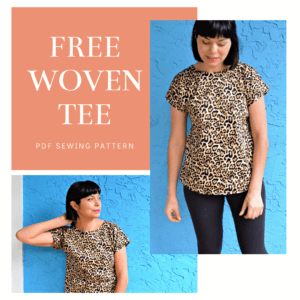 FREE PATTERN ALERT: Easy Woven Tee | | On the Cutting Floor: Printable ...